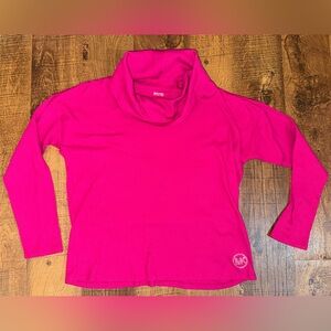 Michael Kors Pink Cowl Neck Top